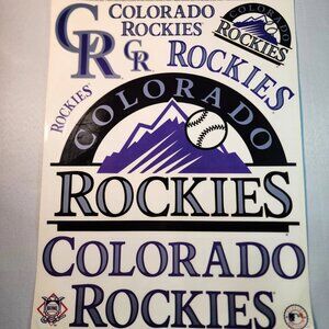 Colorado Rockies MLB - Vintage Window Clings 1996 Champion Series